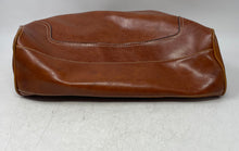 Load image into Gallery viewer, Unbranded Womens Brown Leather Double Handle Inner Pockets Lined Tote Bag
