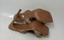 Load image into Gallery viewer, BCBGMaxazria Womens Alma Brown Leather Braided Strap Slide Sandals Size 9.5
