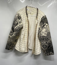 Load image into Gallery viewer, Chico's Womens Multicolor Paisley Long Sleeve Crew Neck Full-Zip Jacket Size 3
