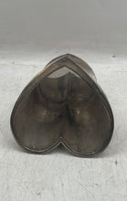 Load image into Gallery viewer, Silver-Plated Heart Shaped Decorative Candle Holder With Red Velvet Bottom

