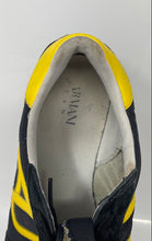 Load image into Gallery viewer, Authentic Armani Jeans Mens Black Low Top Lace-Up Sneaker Shoes Size 12
