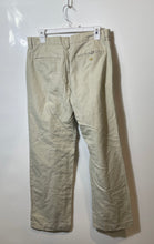 Load image into Gallery viewer, Banana Republic Mens Beige Flat Front Pockets Regular Fit Chino Pants Size 30x30
