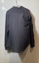Load image into Gallery viewer, Calvin Klein Jeans Mens Gray Long Sleeve Collared Button-Up Shirt Size Large

