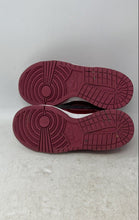 Load image into Gallery viewer, Nike Kids Dunk Low FB9109-602 Red Leather Lace-Up Sneaker Shoes Size 3.5Y
