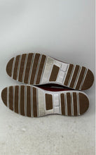 Load image into Gallery viewer, Cole Haan Mens Red Leather Slip-On Round Toe Boat Shoes Size 9.5 M
