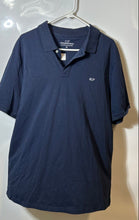Load image into Gallery viewer, Vineyard Vines Mens Blue Stretch Spread Collar Short Sleeve Polo Shirt Size XL
