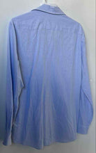 Load image into Gallery viewer, Michael Kors Mens Blue White Cotton Long Sleeve Dress Shirt Size Medium
