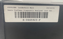 Load image into Gallery viewer, Craftsman Sears Professional Quality Engine Diagnostic Analyzer Not Tested
