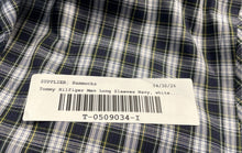 Load image into Gallery viewer, Tommy Hilfiger Mens Navy Blue White Yellow Long Sleeve Plaid Dress Shirt L 16.5
