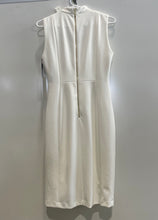 Load image into Gallery viewer, Calvin Klein Womens White Sleeveless Sheath Dress Size 4 With Tag
