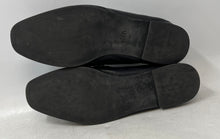 Load image into Gallery viewer, Zara Mens Black Leather Round Toe Low Top Slip-On Loafer Shoes Size 39
