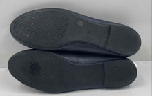 Load image into Gallery viewer, Authentic Tory Burch Womens Blue Leather Slip-On Ballet Flats Size 8.5 Damaged
