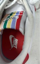 Load image into Gallery viewer, Nike Womens Court Blanc CI0808-103 White Red Lace-Up Sneaker Shoes Size 7
