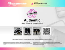 Load image into Gallery viewer, Authentic Nike Boys Air Jordan 1 Low GS White Black Gold Sneaker Shoes Size 7Y
