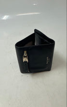 Load image into Gallery viewer, Kate Spade New York Womens Polly Black Pebbled Leather Folding Trifold Wallet
