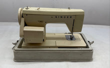 Load image into Gallery viewer, Vintage Singer Fashion Mate White Sewing Machine Model No 237 Not Tested
