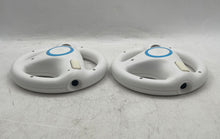 Load image into Gallery viewer, Lot Of 2 Pieces Nintendo Wii White Mario Kart Racing Wheels Accessories
