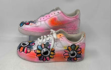 Load image into Gallery viewer, Nike Womens Air Force 1 '07 Multicolor Printed Sneaker Shoes Size 9.5 No Laces
