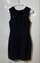 Load image into Gallery viewer, A New Day Womens Black Round Neck Sleeveless Back-Zip Sheath Dress Size 2
