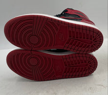 Load image into Gallery viewer, Authentic Nike Boys Air Jordan 1 Retro High OG PS Black Red Sneaker Shoes Sz 1Y
