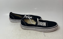 Load image into Gallery viewer, Vans Mens Authentic 721565 Black Lace-Up Low Top Sneaker Shoes Size M6.5 W8
