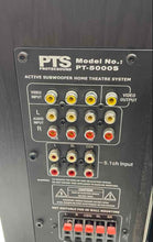 Load image into Gallery viewer, PTS ProtecSound PT-5000S Black Active Subwoofer Home Theater Speaker Not Tested
