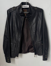 Load image into Gallery viewer, Frida G London Womens Black Long Sleeve Regular Fit Lined Full-Zip Jacket Size S

