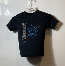 Load image into Gallery viewer, Genuine Merchandise By Gen2 Unisex Kids Black MLB Miami Marlins T-Shirt Sz M 5/6
