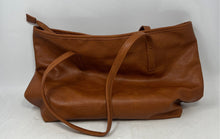 Load image into Gallery viewer, Montana West Womens Brown Faux Leather Zip Top Large Tote Handbag With Wallet
