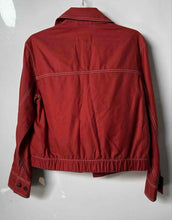 Load image into Gallery viewer, Banana Republic Womens Dark Rose Collared Long Sleeve Jacket Size Small
