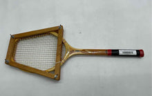 Load image into Gallery viewer, Original Slazenger Brown Sporting Wooden Tennis Racquets With Cover
