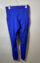 Load image into Gallery viewer, Savage x Fenty Womens Blue Elastic Waist Pockets Pull-On Ankle Leggings Size 1X
