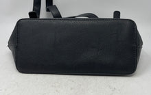 Load image into Gallery viewer, Darcy Marks London Womens Black Leather Floral Embossed Inner Pockets Backpack
