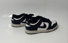 Load image into Gallery viewer, Nike Boys Dunk Low White Black Leather Lace-Up Sneakers Shoes Size 2.5Y
