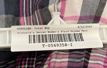 Load image into Gallery viewer, Victoria's Secret Womens Multicolor Plaid Elastic Waist Pajama Pants Size S
