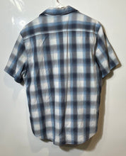 Load image into Gallery viewer, Calvin Klein Mens Multicolor Plaid Print Short Sleeve Button-Up Shirt Size L/G
