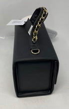 Load image into Gallery viewer, Soulfina Womens Black Glitter Top Handle Detachable Strap Crossbody Bag w/ Tags
