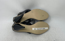 Load image into Gallery viewer, Michael Kors Womens Black Open Toe Cone Strappy Heels Size 6M
