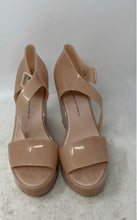 Load image into Gallery viewer, Melissa Womens Mar Beige Open Toe High Wedge Heel Platform Sandals Size 8
