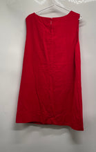 Load image into Gallery viewer, Gap Womens Red Lined Sleeveless Round Neck Straight Hem Shift Dress Size XL
