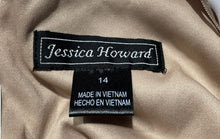 Load image into Gallery viewer, Jessica Howard Womens Off White 3/4 Sleeve Shift Dress Size 14 With Tag

