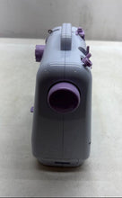 Load image into Gallery viewer, White Purple Mini Portable Sewing Machine 12 Built-In Stitches Untested
