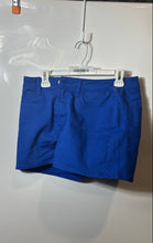 Load image into Gallery viewer, Old Navy Womens Blue Flat Front Regular Fit High-Rise Wow Chino Shorts Size 12
