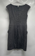 Load image into Gallery viewer, Banana Republic Womens Gray Stretch Cap Sleeve Pockets Sheath Dress Size 4
