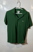 Load image into Gallery viewer, Lacoste Mens Green Cotton Short Sleeve Collared Golf Polo Shirt Size 3
