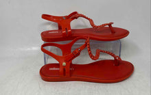 Load image into Gallery viewer, Melissa Womens Solar + Bo.Bo Orange Flat Thong Sandals Size 7
