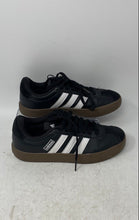 Load image into Gallery viewer, Adidas Womens VL Court 3.0 ID8796 Black Leather Lace-Up Sneaker Shoes Size 5
