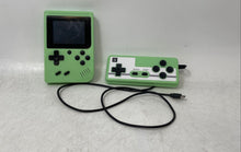 Load image into Gallery viewer, Green Retro Handheld Gaming System With Detachable Remote Controller Not Tested
