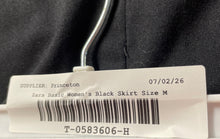 Load image into Gallery viewer, Zara Basic Womens Black Low Rise Back Zip Short Mini Skirt Size Medium
