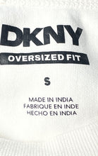 Load image into Gallery viewer, DKNY Mens Off-White Short Sleeve Pocket Crew Neck Oversized Fit T-Shirt Size S
